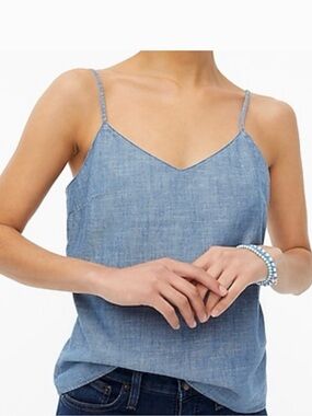 J.Crew Factory Chambray Cami Tank Top – Size 6